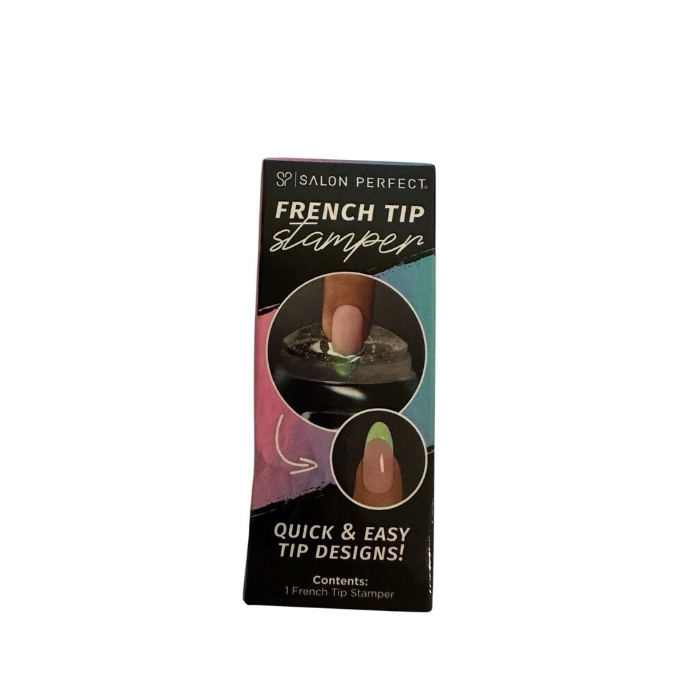 Salon Perfect French Tip Stamper Quick & Easy Designs New in Box Ombre Diagonal